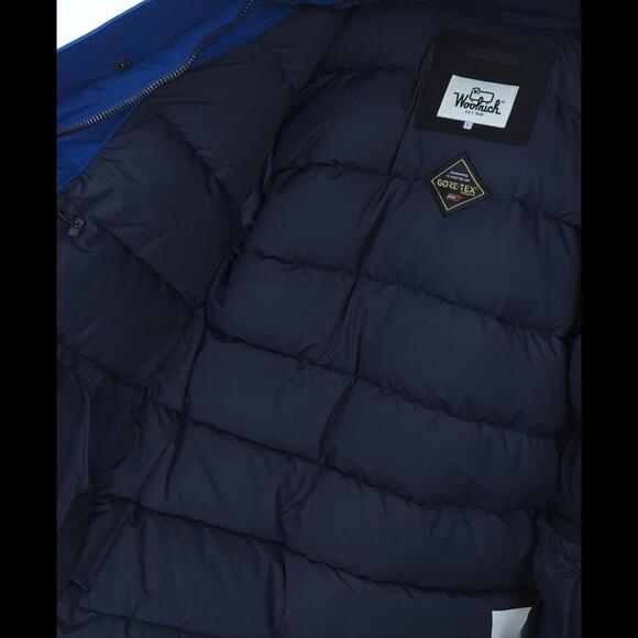 [SOLD] NWT WOOLRICH Men's Sz US L Arctic Down Parka Royal Blue GORETEX FUR HOOD - Picture 9 of 9